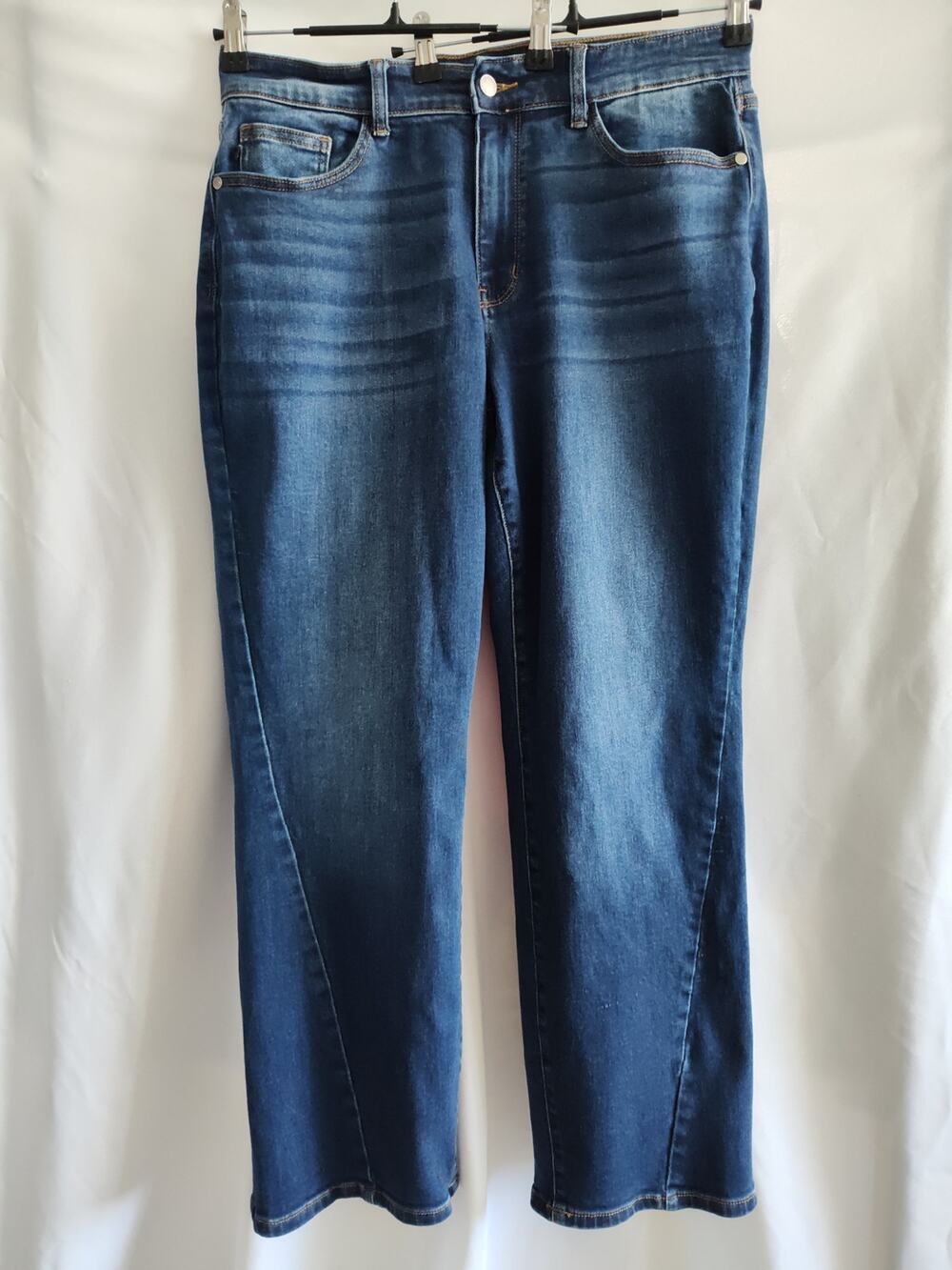 Judy Blue Curvy Straight Leg Jeans 14W Forward Seam Comfort Stretch
